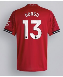 Günstige Manchester United Patrick Dorgu #13 Heimtrikot 2025-26 Kurzarm